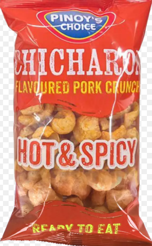 Pinoy's Choice Chicharon Pork Crunch Hot & Spicy Flav 100g