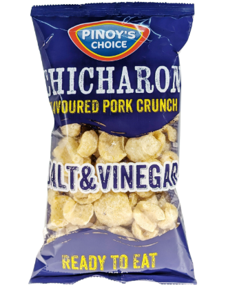 Pinoy's Choice Chicharon Pork Crunch Salt & Vinegar Flav 100g
