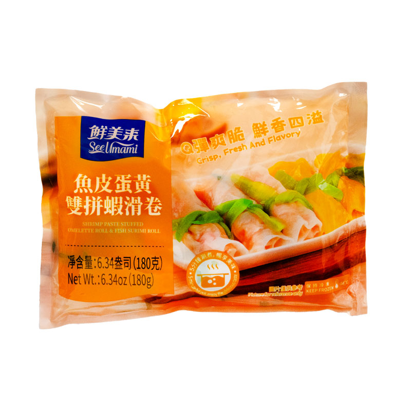 鲜美来蛋皮虾滑卷120g