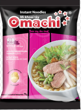 OMACHI排骨汤味土豆淀粉方便面79G