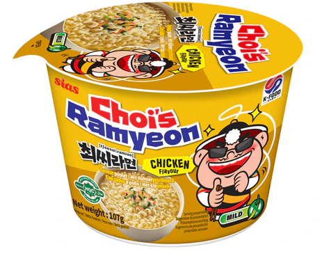 CHOI'S RAMYEON Bowl Noodle Chicken Flavor 107G