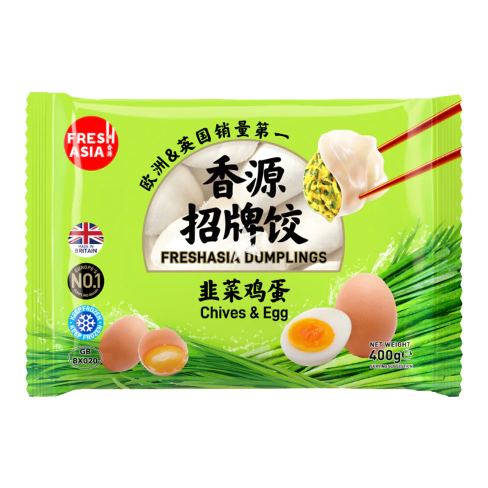 香源韭菜鸡蛋水饺400g