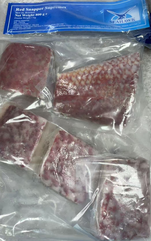 SEAHAWK Red Snapper Supremes 1KG
