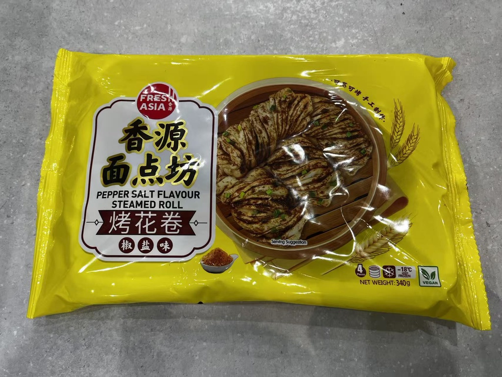F&A Pepper Salt Steamed Roll 340g