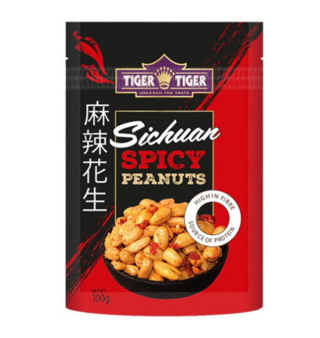 TIGER TIGER四川麻辣花生100G