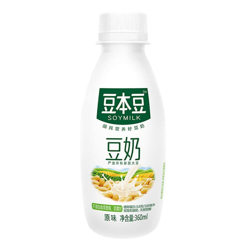 豆本豆原味豆奶360ml