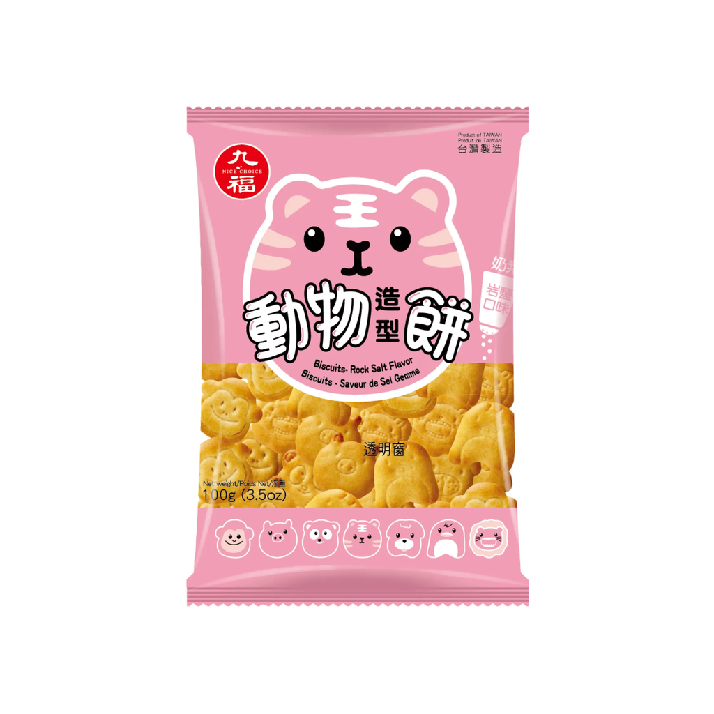 NICE CHOICE Animal Shape Biscuits Rock Salt Flavour100g