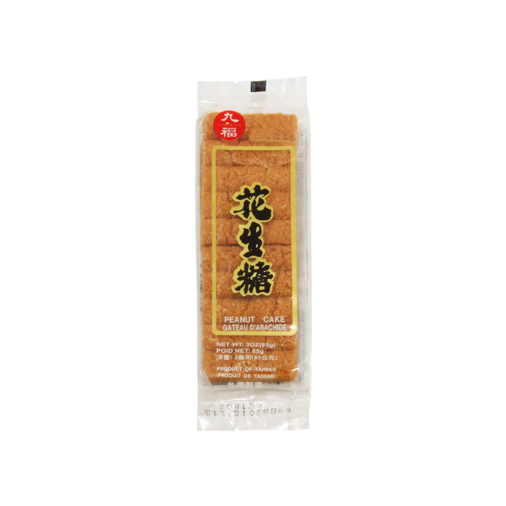 九福细花生糖85g