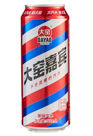 大窑嘉宾果味汽水500ML