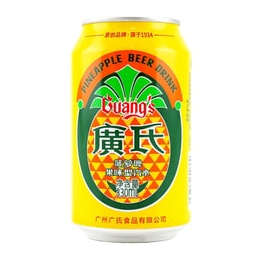 广氏菠萝啤果味汽水330ML