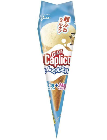 GLICO Giant Caplico Biscuit Cone Milk Flavor 36G