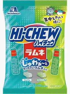 MORINAGA Ramune Hi Chew Soda Melon Mix68g