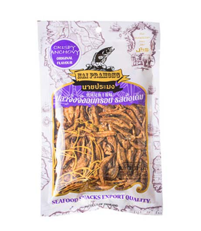 NAI PRAMONG Crispy Anchovy Snack Original Flavour 60G
