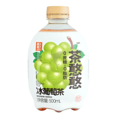 果子熟了茶憨憨冰葡萄茶500ML