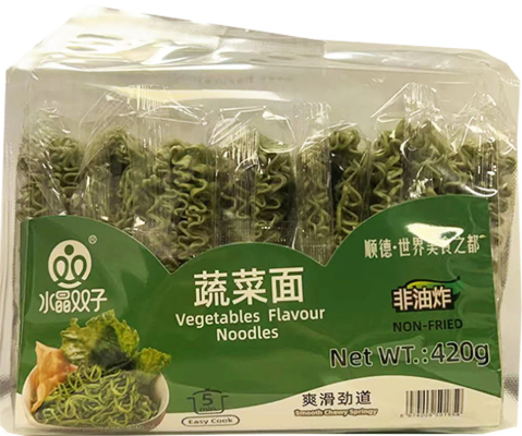 水晶双子蔬菜面420g