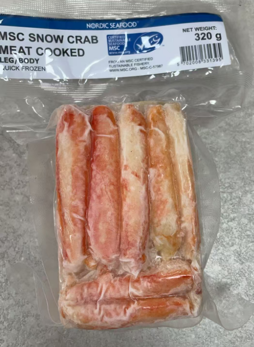 MSC Snow Crab Meat Cooked 320G