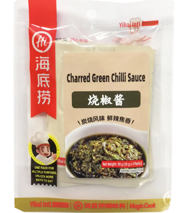 HDL Charred Green Chilli Sauce 90G