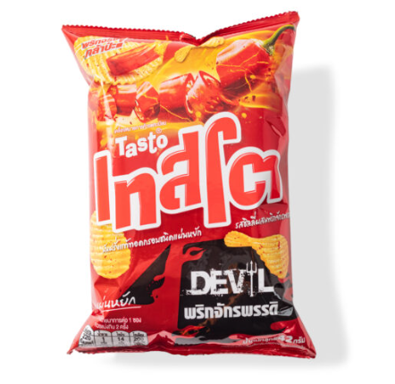 TASTO Potato Crisp Devil Emperor Chili Flavour 69G