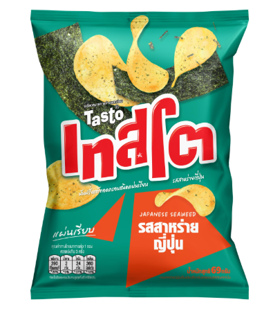 TASTO Potato Crisp Japanese Seaweed Flavour 69G