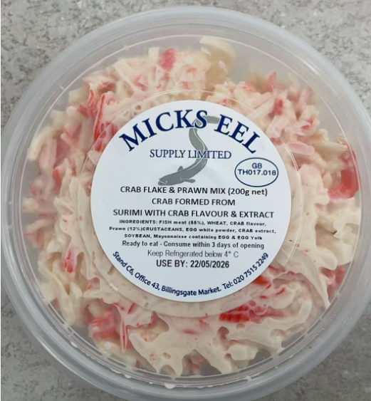 MICKS EEL Crab Flake & Prawn Mix 200G