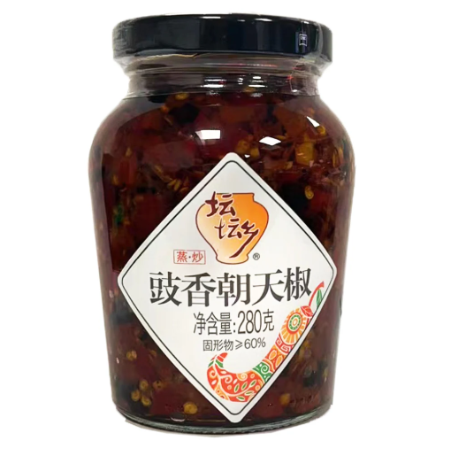 TTX Black Bean Chopped Red Chilli 280G
