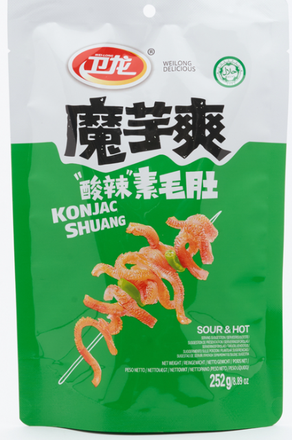 卫龙魔芋爽酸辣味252G