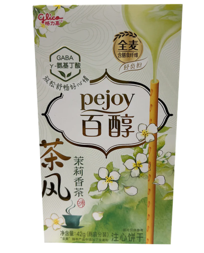 GLC Pocky Tea Biscuit Jasmine Tea 42G