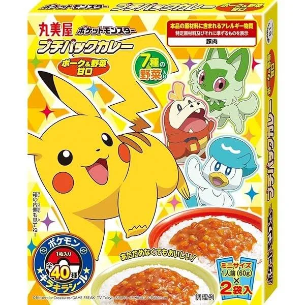 MARUMIYA Pokemon Pork Sweet Vegtable120g