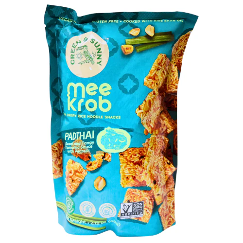 GREEN&SUNNY Thai Crispy Noodle Snacks Pad Thai Flavour 60G