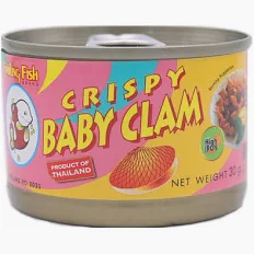SMILING FISH Crispy Baby Clams in Tins 30g
