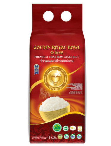 GOLDEN BOWL Thai Hom Mali Rice 1KG
