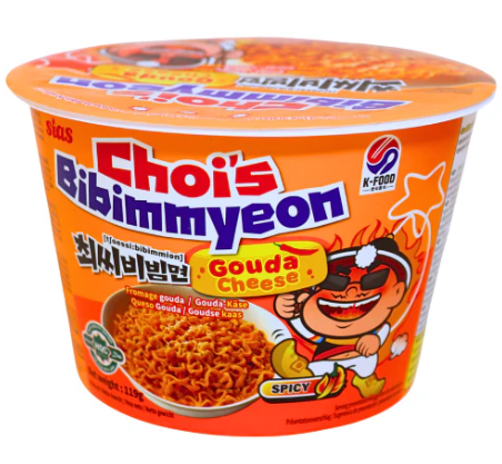CHOI'S RAMYEON Bowl Noodle Gouda Flavour 127G