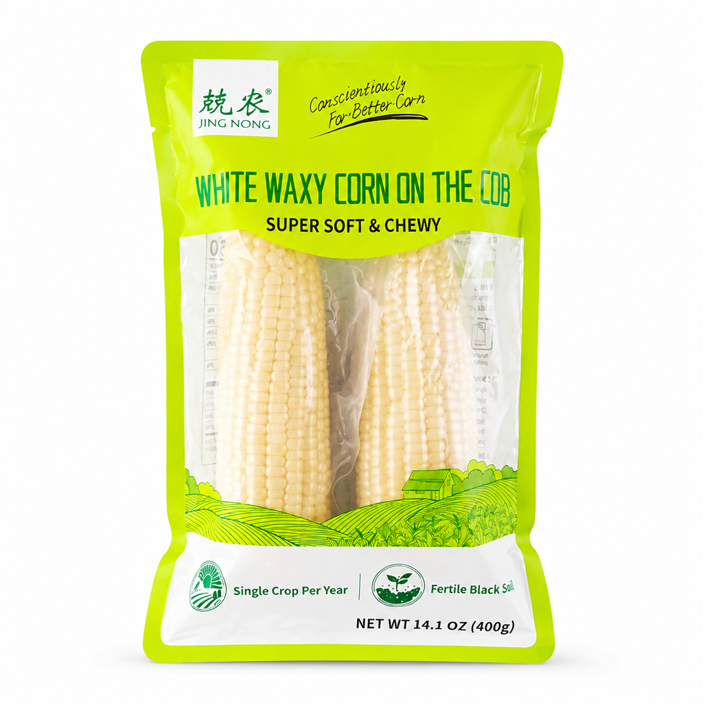 Jing Nong (Double）White Waxy Corn on the Cob 400g