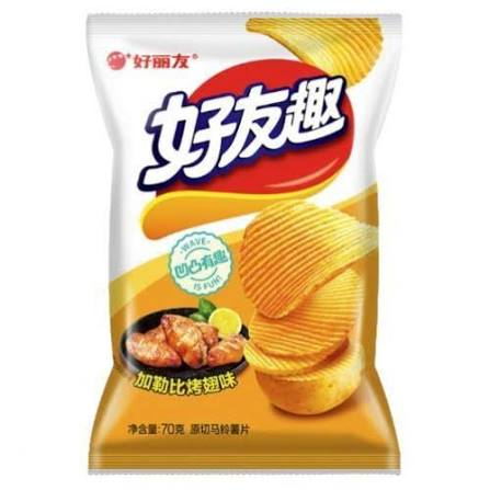 好丽友好友趣加勒比烤翅味70g