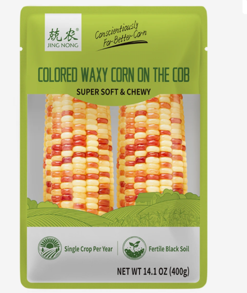 Jing Nong (Double）Colour Waxy Corn on the Cob 400g