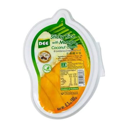 DEE  Frozen Sticky Rice With Mango Coconut Cream180g