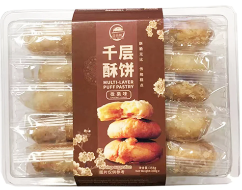 送仙桥板栗千层酥饼358G