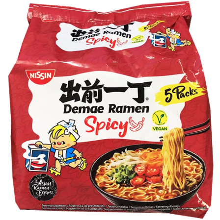 NISSIN Demae Ramen Spicy Multi-Pack 500G
