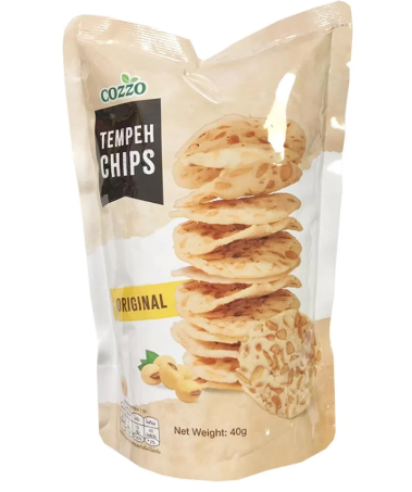 COZZO Tempeh Chips Black Original Flavour 40G