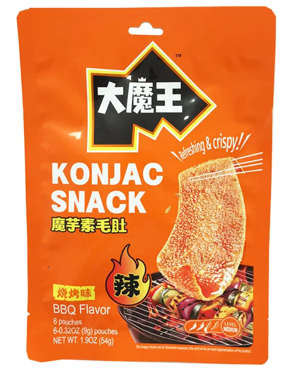大魔王魔芋素牛肚烧烤味54G