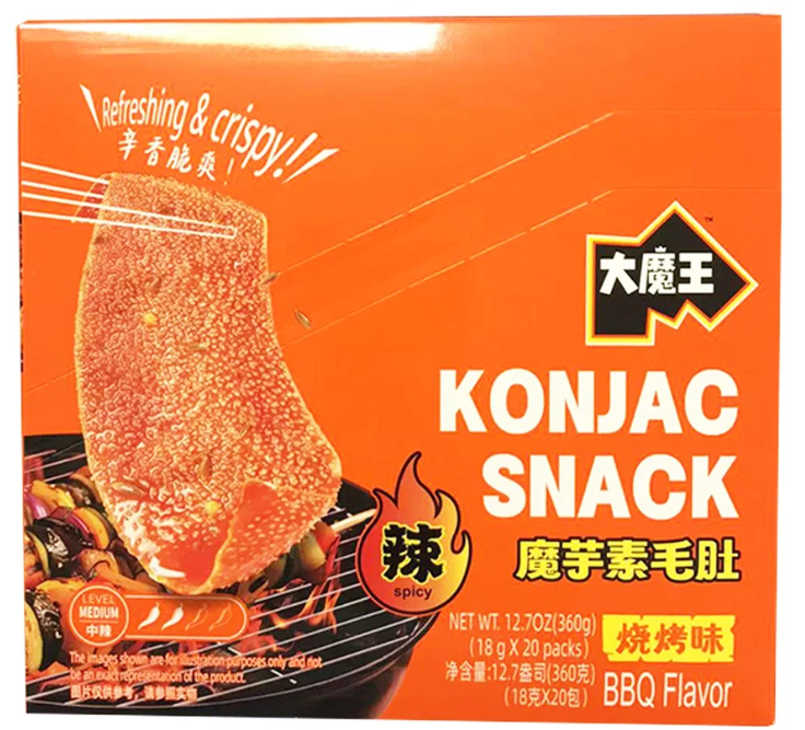 YJPZ Konjac Snack BBQ Flavour 360G