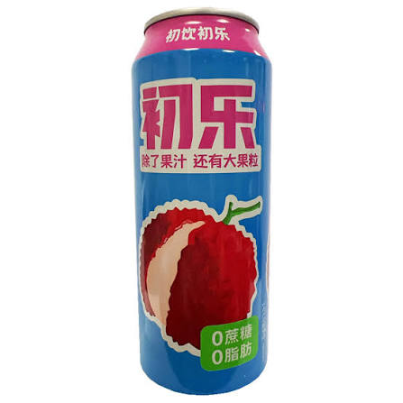 初饮初乐果粒复合荔枝汁饮品500g