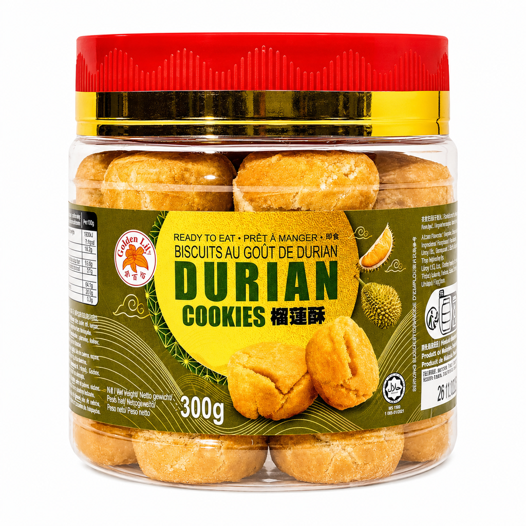 Golden Lily Cookies Durian Flavour 300g