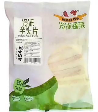 康乐冷冻芋头片454G