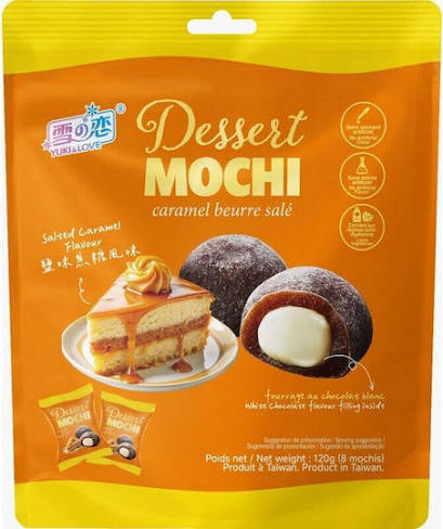Yuki Love Dessert Mochi Salted Caramel Flavour120g