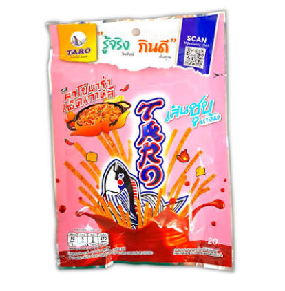 TARO FISH Snack Korean Spicy Carbonara Flavour 18G