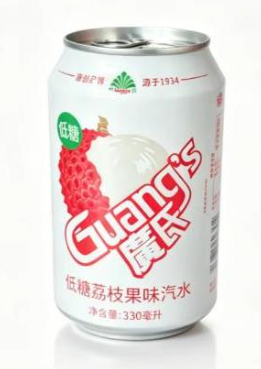GUANG'S Lychee Sparkling Water 330ML