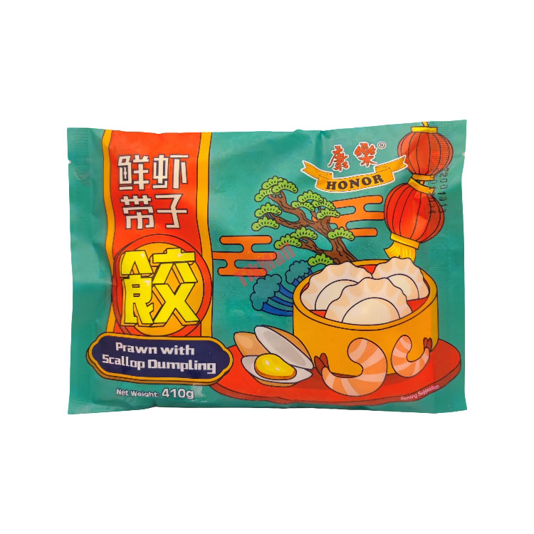 康乐鲜虾带子饺410g