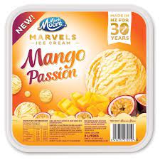 Mango Passion Fruits Gluten Free Ice Cream