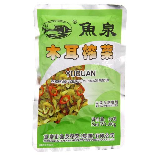 鱼泉木耳榨菜80g